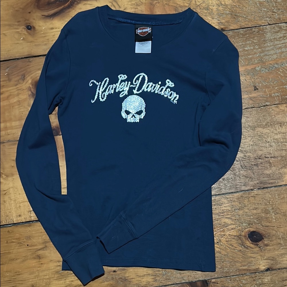 Harley-Davidson Navy Long Sleeve Shirt
